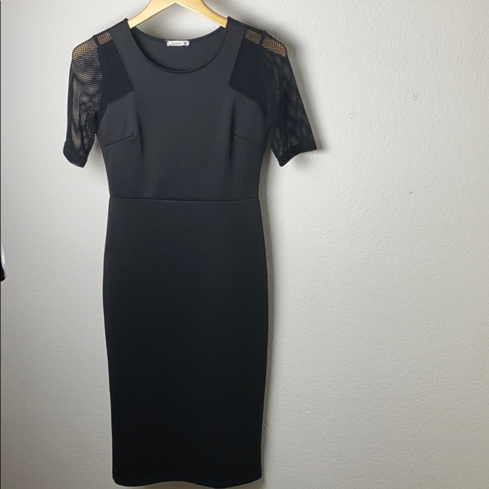 Black cocktail dress
